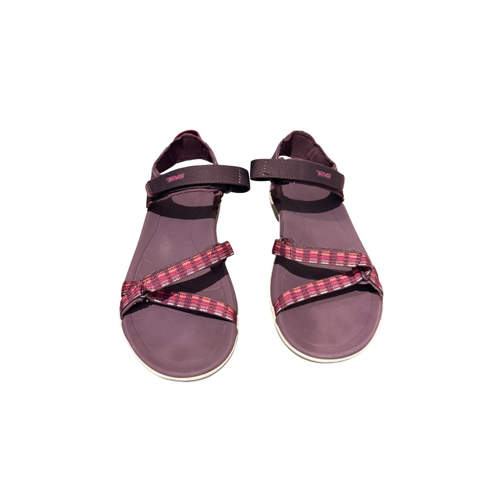 Teva Verra Purple Strappy Sport Hiking Sandals Women's 9 1006263 adjustable str